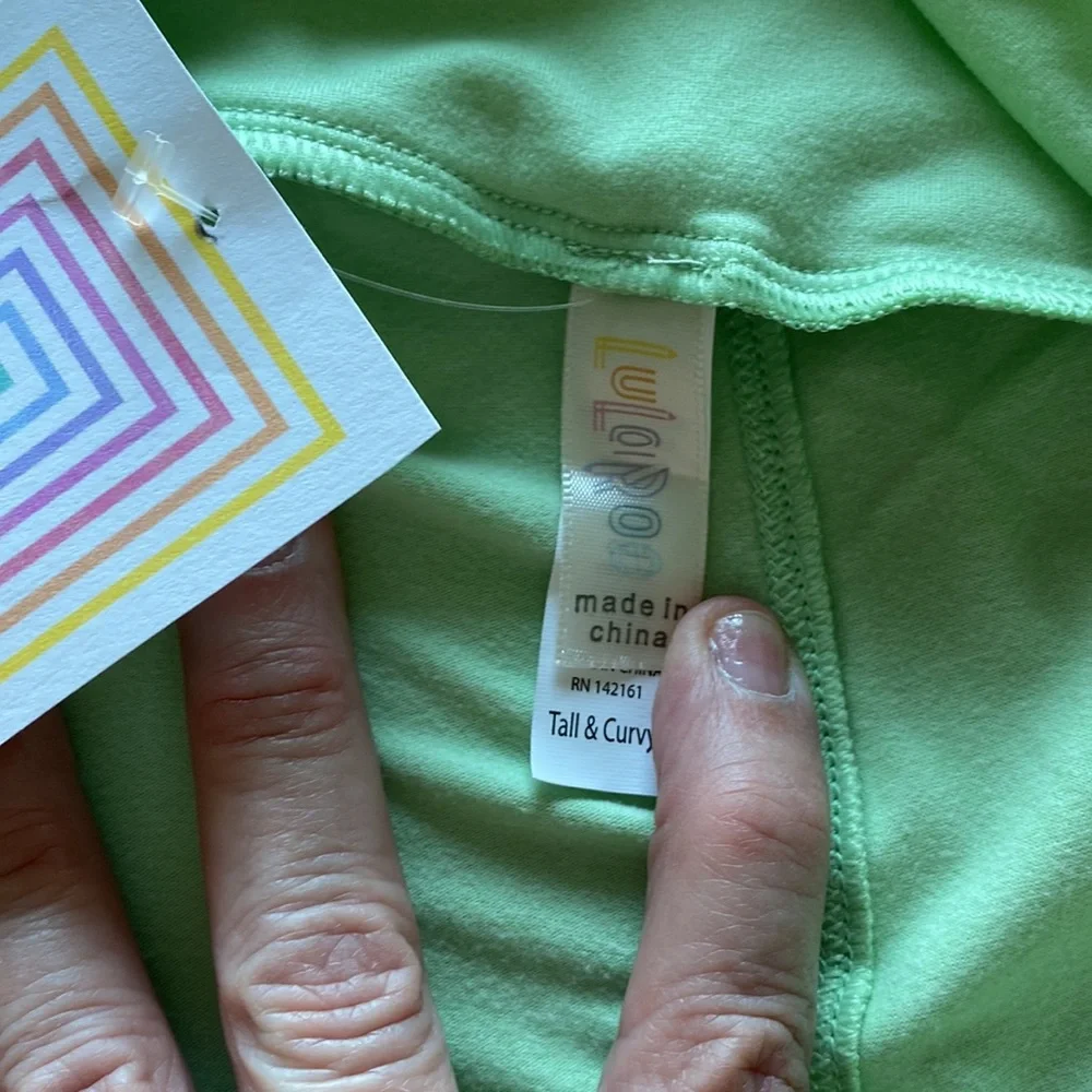 NWT LuLaroe Mint TC Leggings - Picture 3 of 4